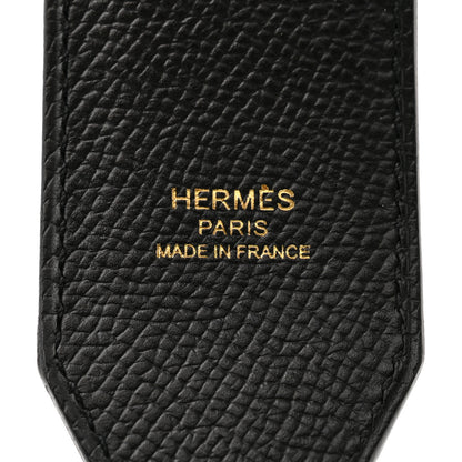 Hermes Epsom 30mm Hexagone Tressage Shoulder Strap Black Craie 3 of 5