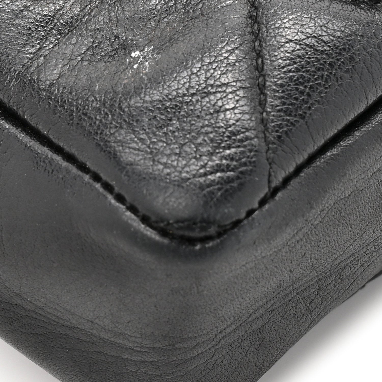 Chanel Lambskin Quilted Flap Waist Belt Bag 75 30 Black 10 of 14