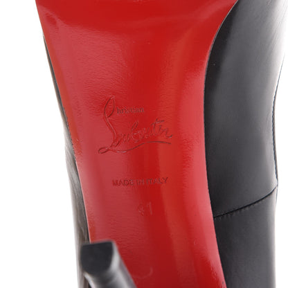 Christian Louboutin Kid Very Prive 120 Pumps 41 Black Red 8 of 13
