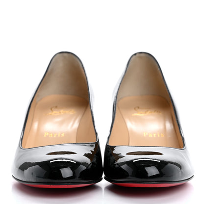 Christian Louboutin Patent Calfskin Miss Sab 55 Pumps 37.5 Black 3 of 9
