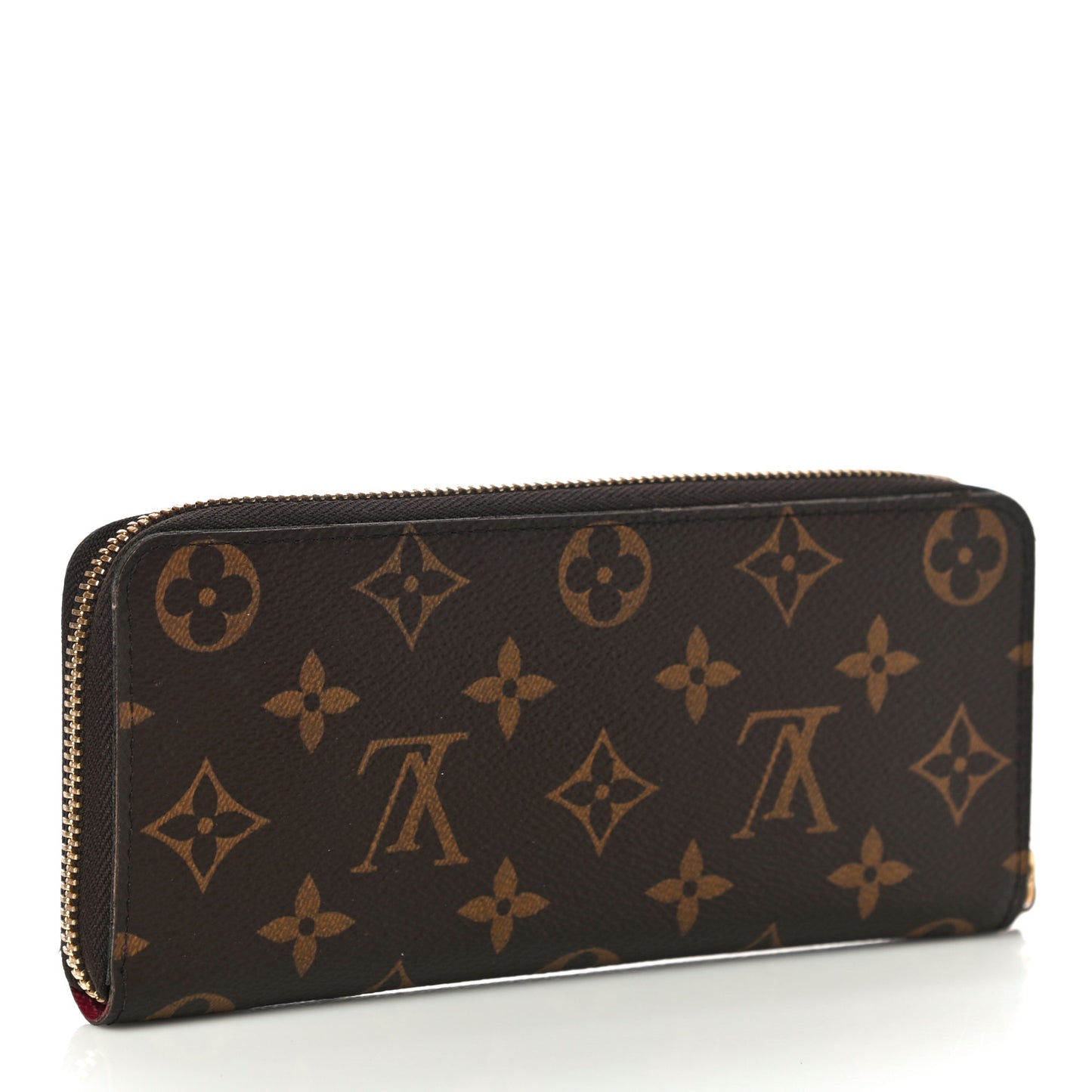 Monogram Clemence Wallet Fuchsia