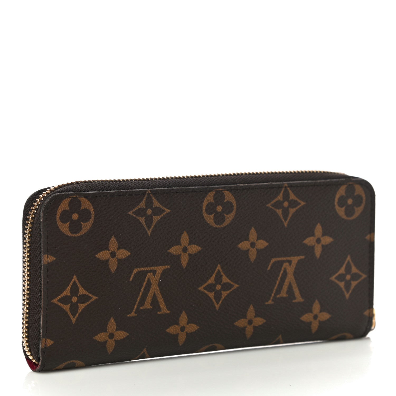 Louis Vuitton Monogram Clemence Wallet Fuchsia 3 of 9