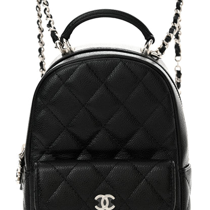 Chanel Caviar Quilted CC Mini Classic Backpack Black 8 of 11