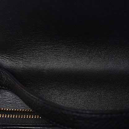 Celine Goatskin Medium Classic Box Flap Bag Black 9 of 17