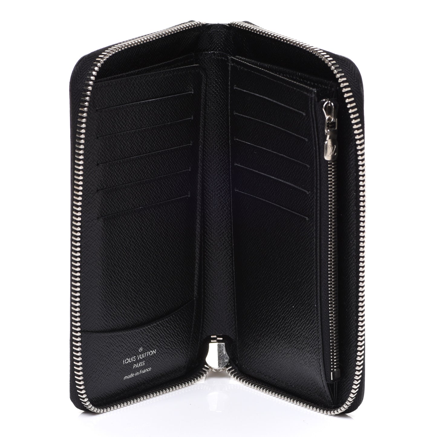 Epi Zippy Compact Wallet Black