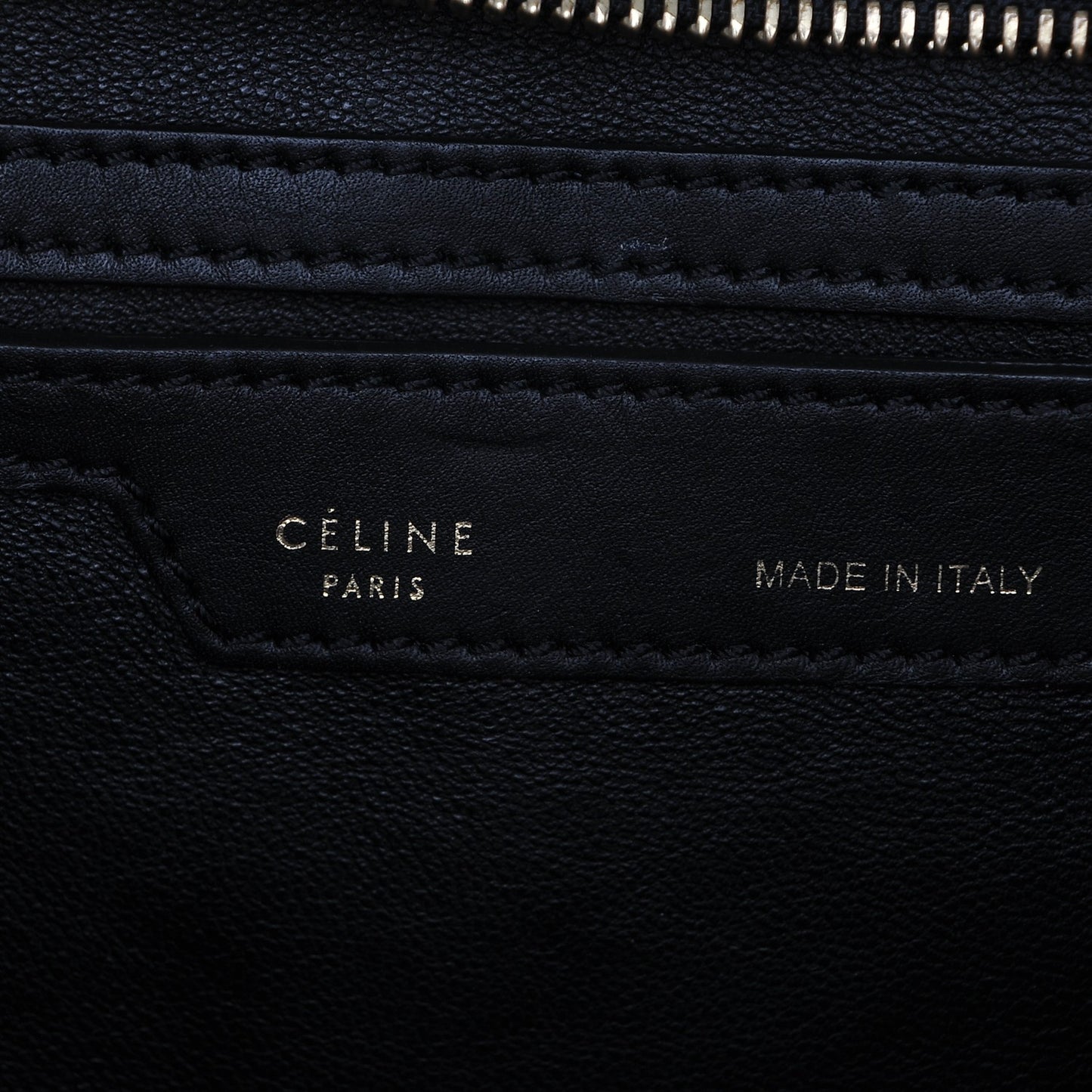 Crocodile Embossed Calfskin Suede Medium Trapeze Black