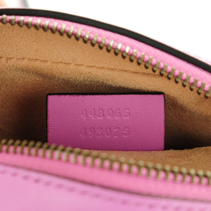 Gucci Calfskin Matelasse Mini GG Marmont Chain Shoulder Bag Candy Mousse 7 of 7