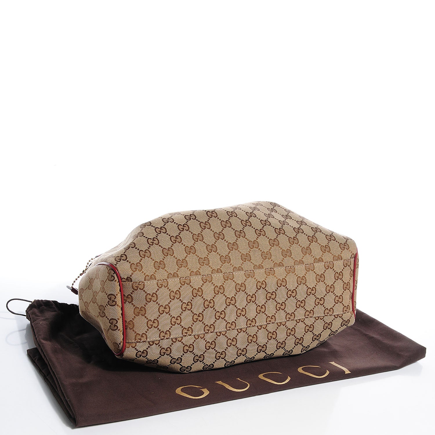 Gucci Monogram Medium Sukey Tote Red 4 of 9
