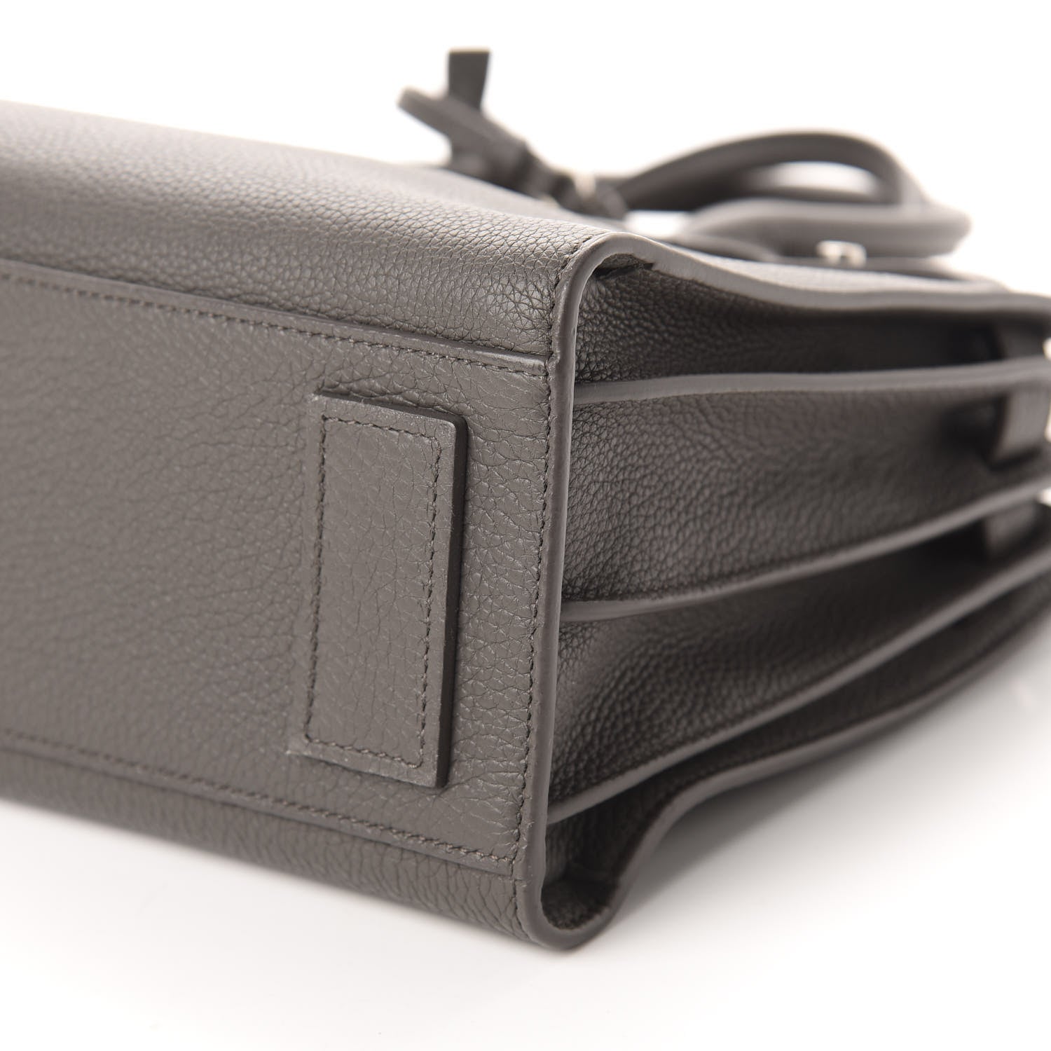 Saint Laurent Grained Calfskin Baby Sac De Jour Souple Earth 8 of 12