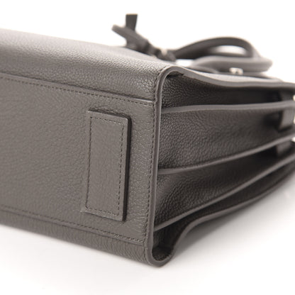 Saint Laurent Grained Calfskin Baby Sac De Jour Souple Earth 8 of 12