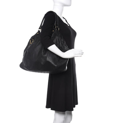 Gucci Guccissima Large Sukey Tote Black 2 of 17