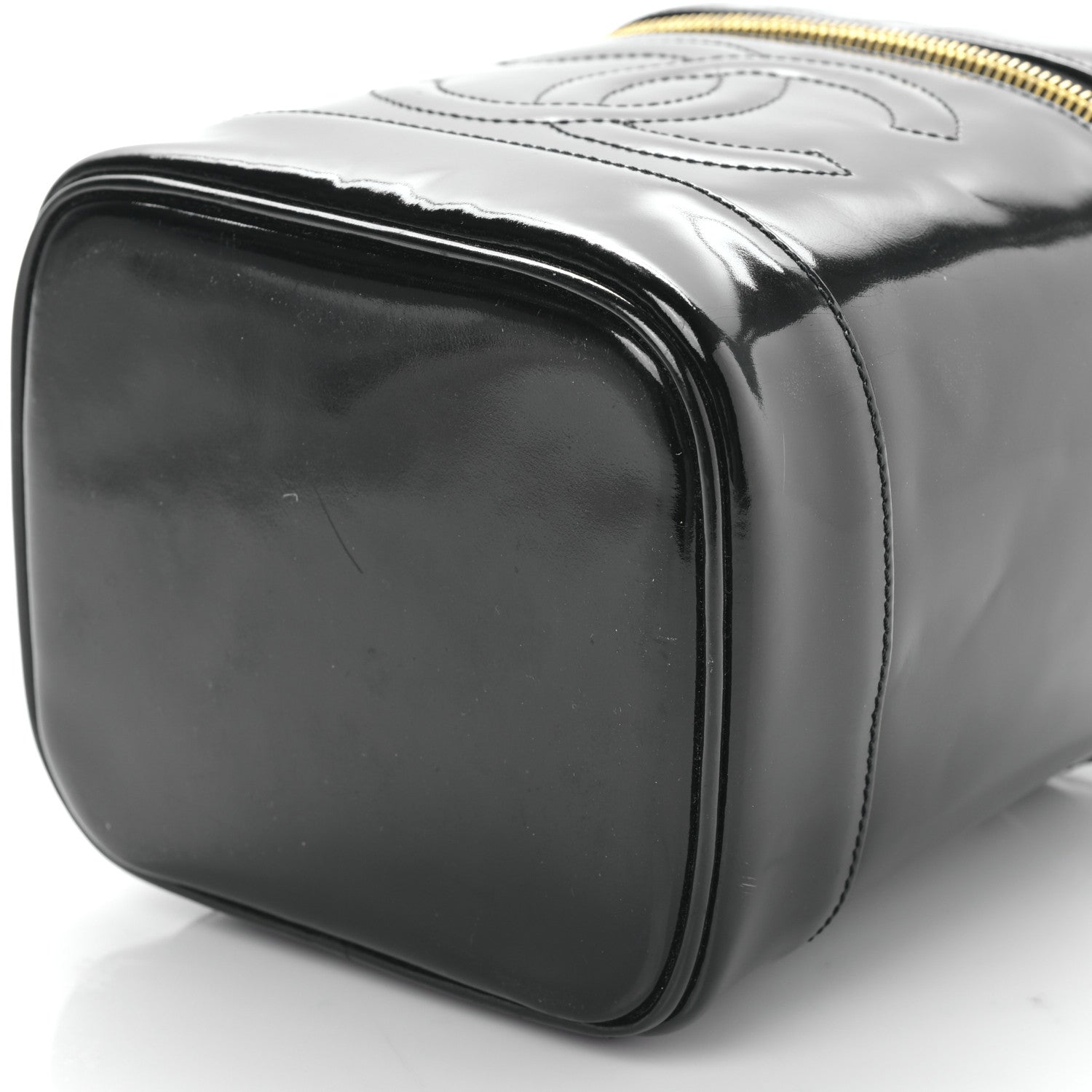 Chanel Patent Timeless Vanity Cosmetic Case Black 9 of 9