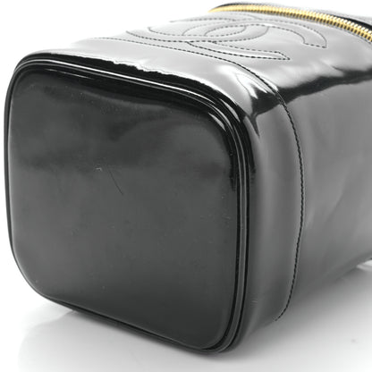 Chanel Patent Timeless Vanity Cosmetic Case Black 9 of 9