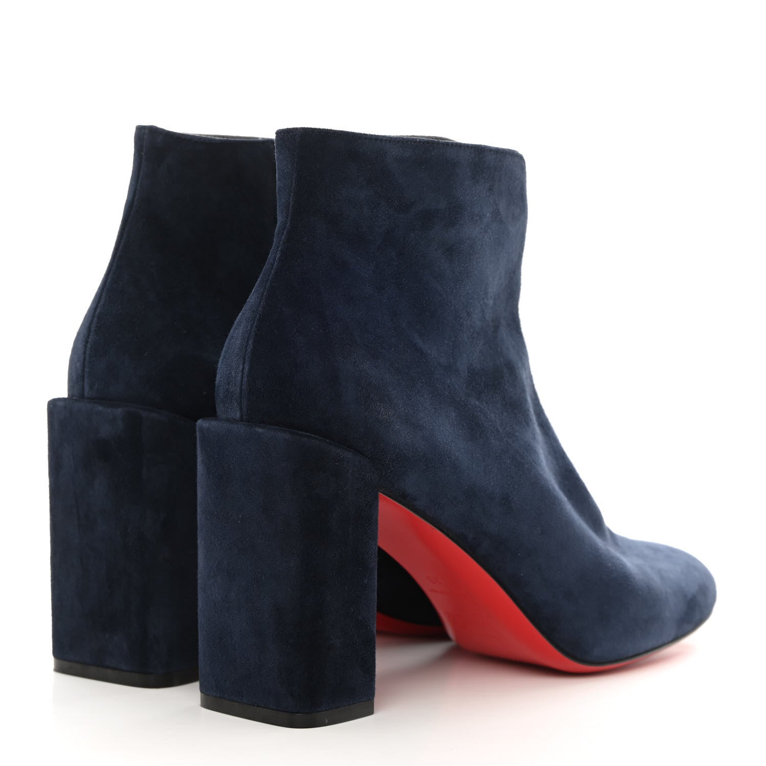 Christian Louboutin Suede Castarika Round Toe Ankle Booties 39 Nocturne 4 of 12
