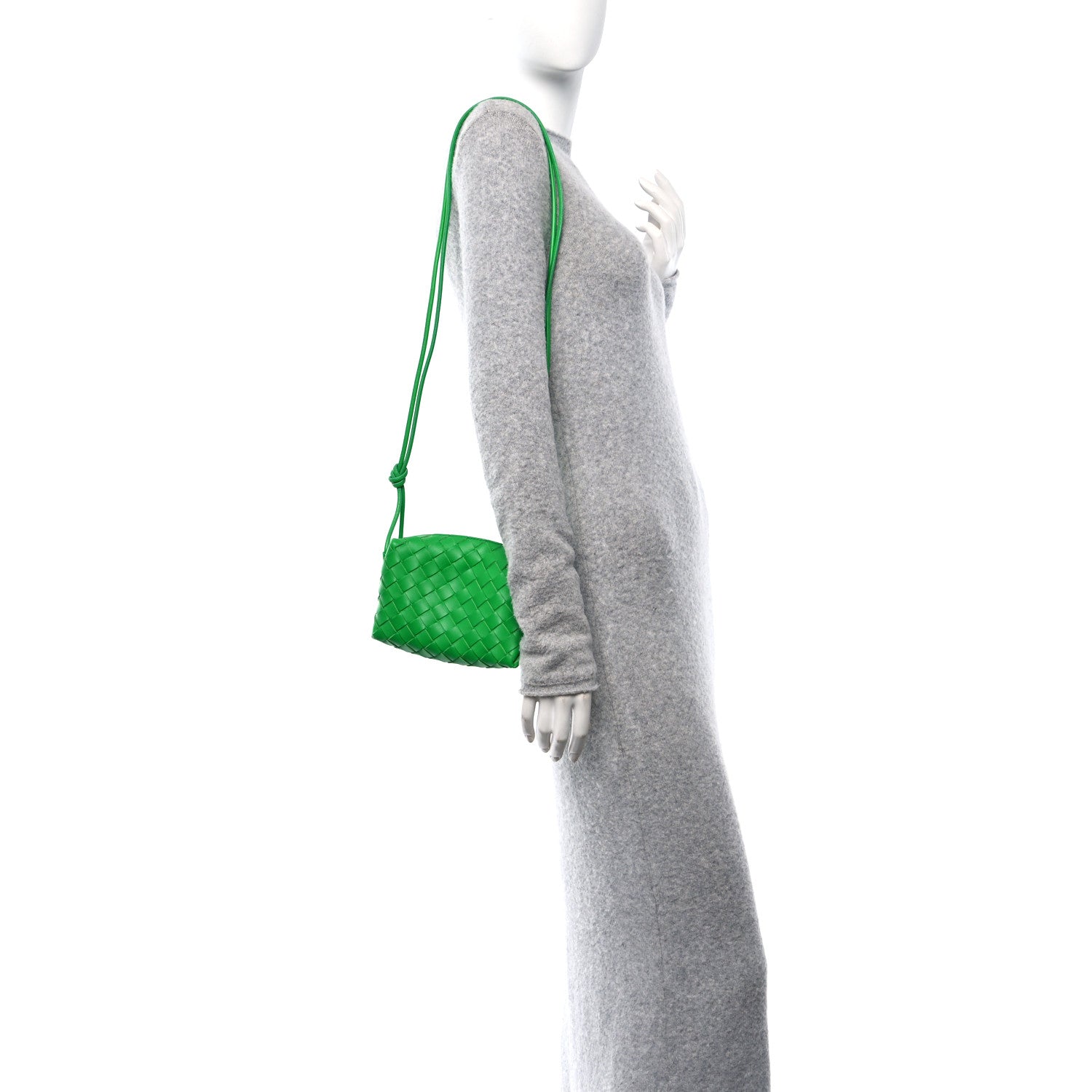 Bottega Veneta Nappa Intrecciato Mini Loop Camera Bag Parakeet 2 of 9