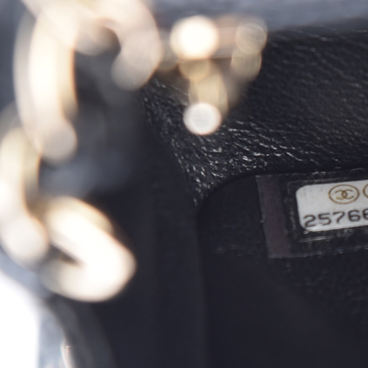 Caviar Quilted Mini Rectangular Flap Black