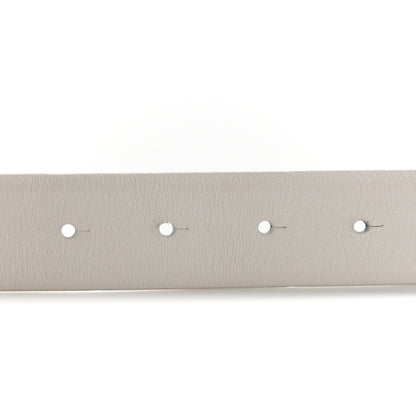 Chanel Calfskin Enamel CC Belt 80 32 White 3 of 7