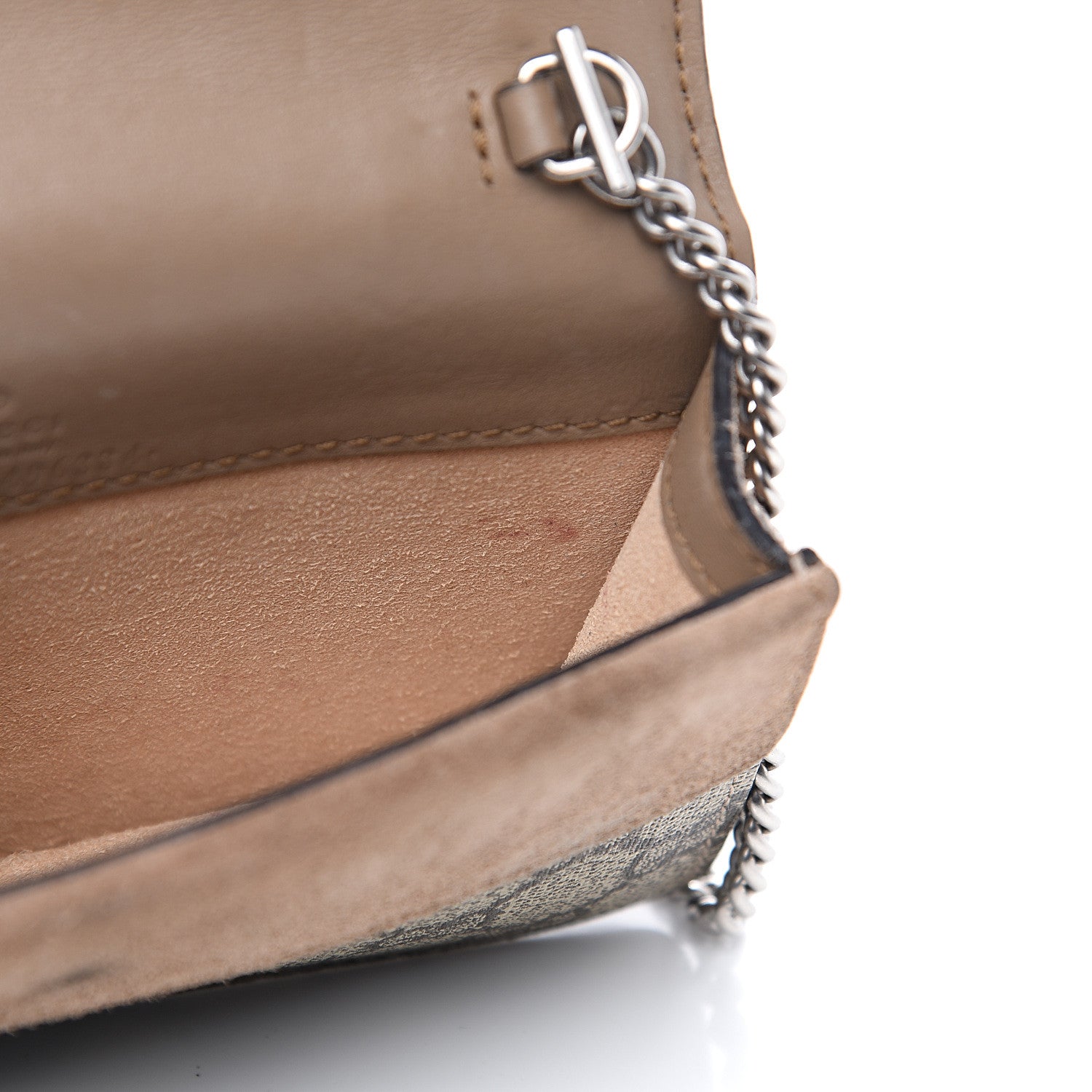 Gucci GG Supreme Monogram Super Mini Dionysus Shoulder Bag Taupe 11 of 11