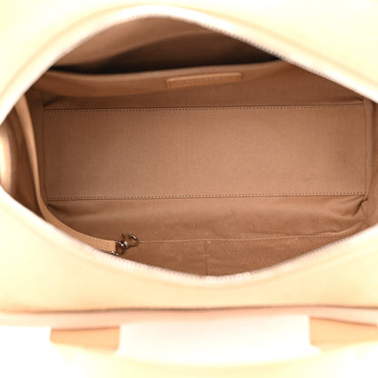 Chanel Canvas Deauville Bowling Bag Beige 5 of 18