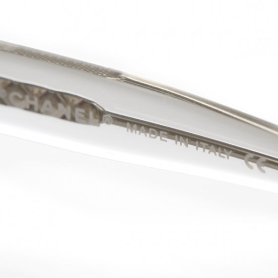 Chanel CC Logo Sunglasses Clear 5065 4 of 13