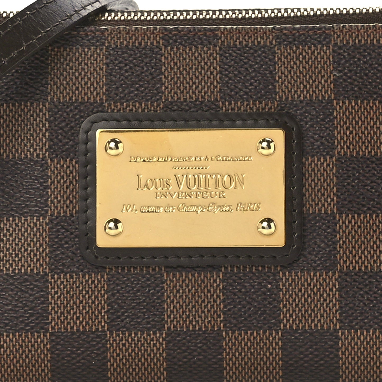 Damier Ebene Eva Clutch