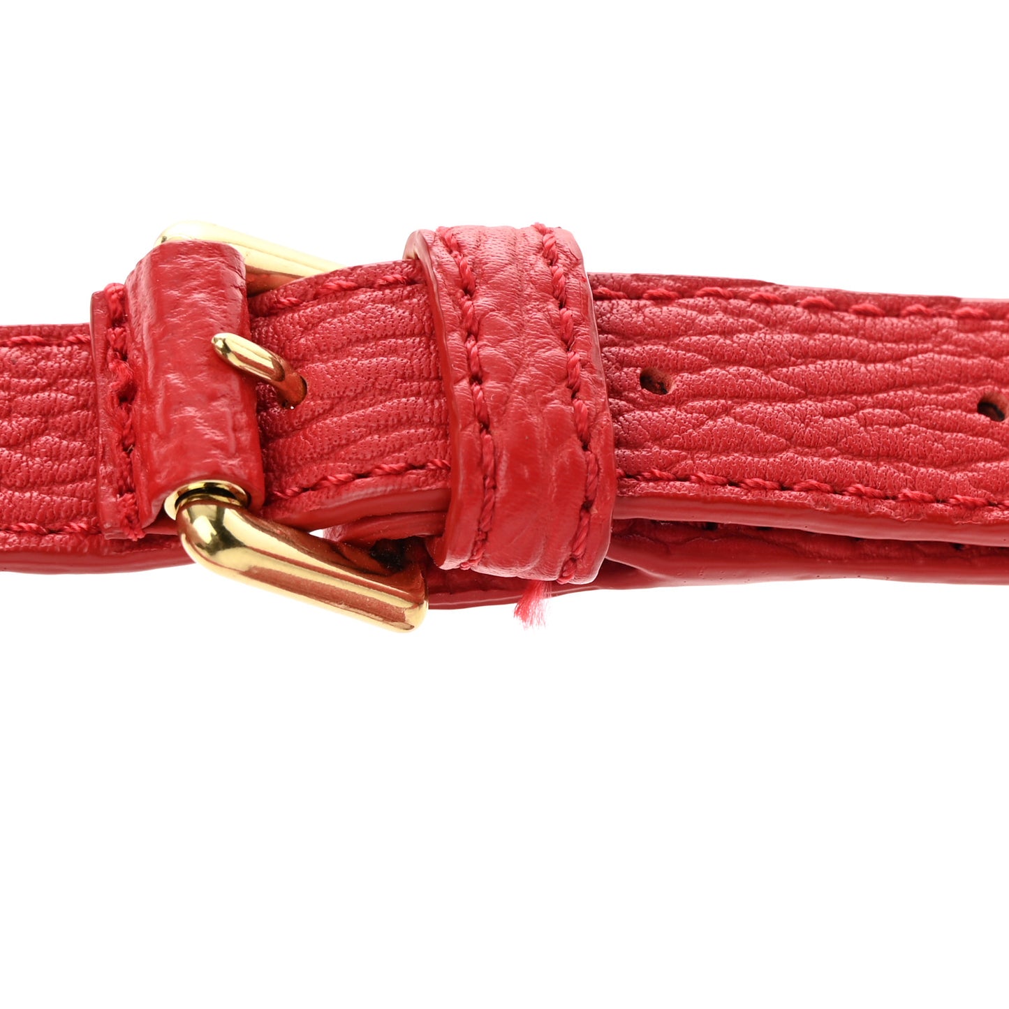 Textured Calfskin Mini Pashli Satchel Red