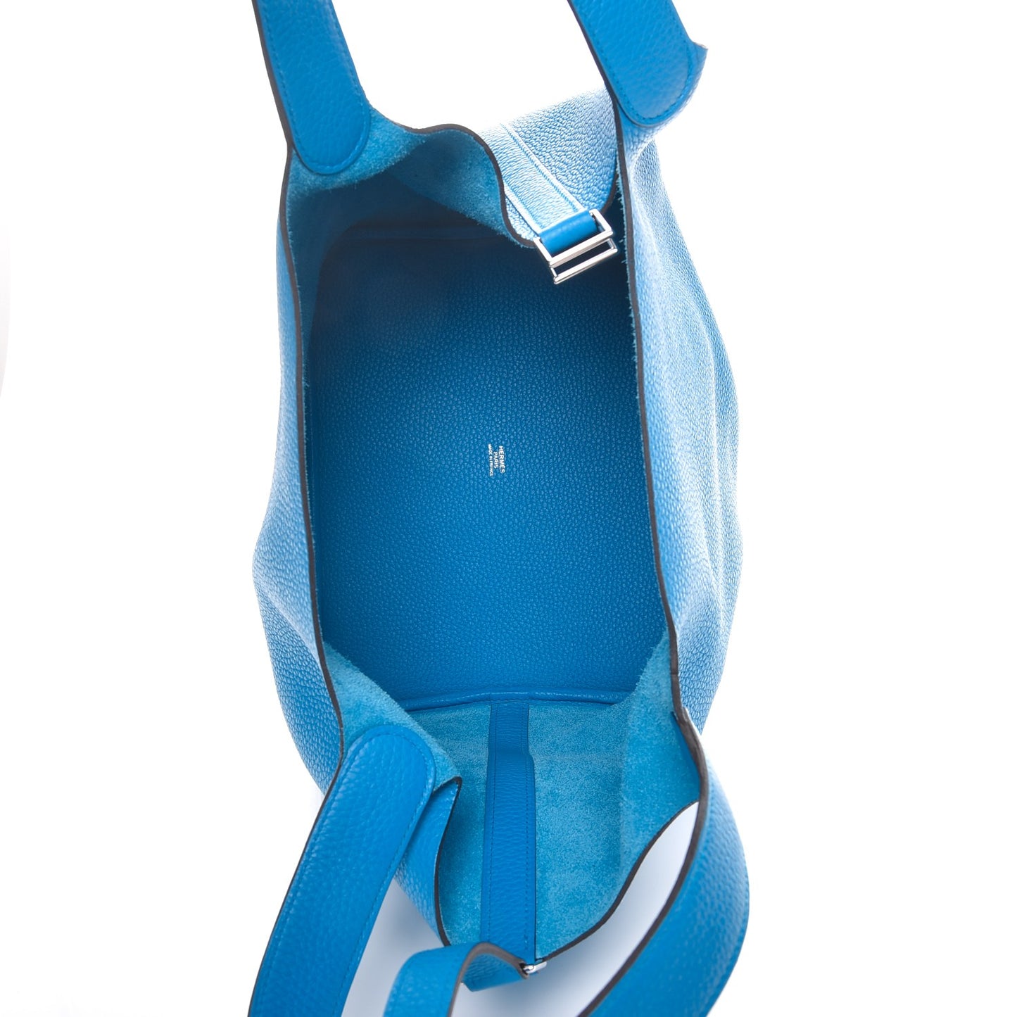 Taurillon Clemence Picotin Lock 26 GM Bleu Zanzibar