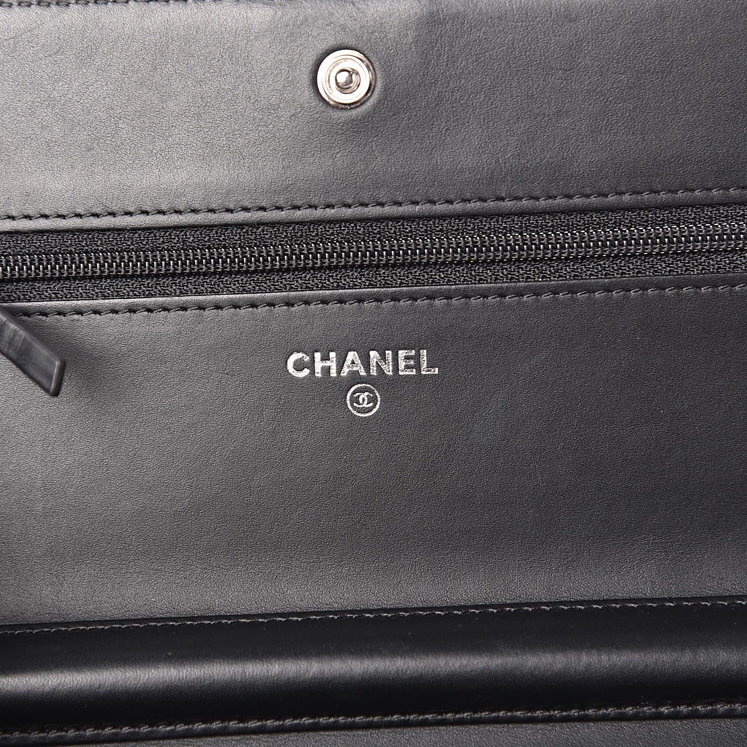 Chanel Caviar Quilted Boy Wallet On Chain WOC Black 6 of 13