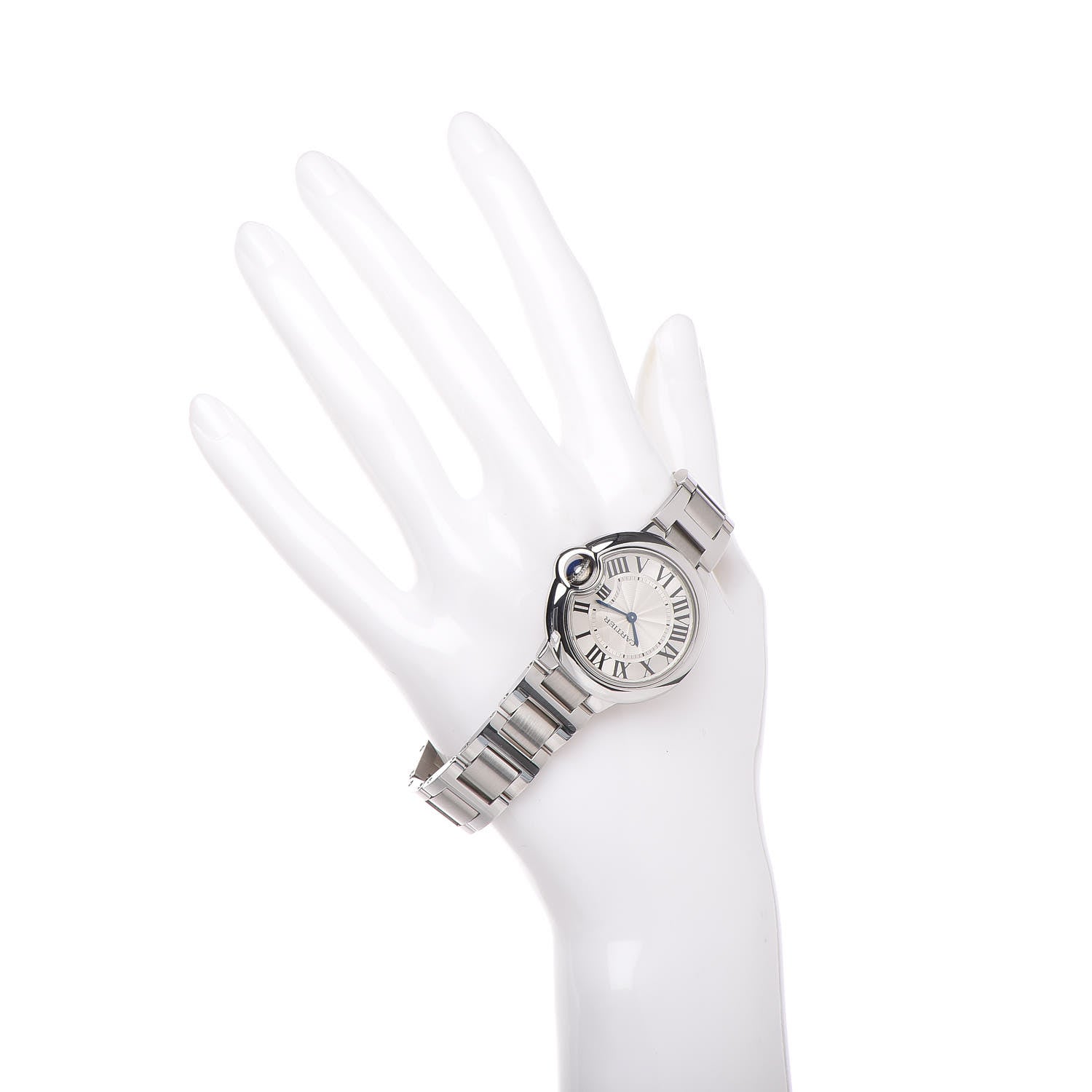 Cartier Stainless Steel 33mm Ballon Bleu De Quartz Watch 2 of 7