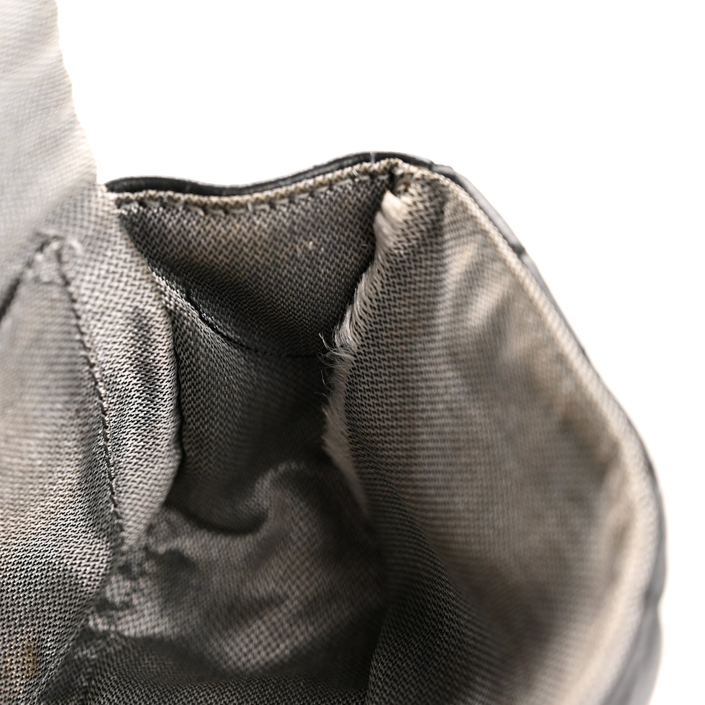 Grained Calfskin Quilted CC Uniform Flap Belt Bag Black