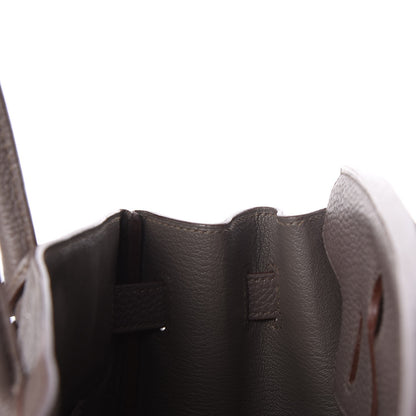 Hermes Togo Birkin 30 Etain 9 of 33