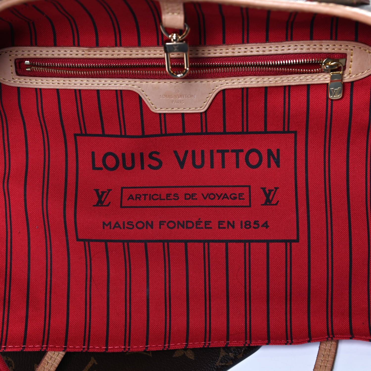 Louis Vuitton Monogram Neo Neverfull MM Cherry 6 of 11