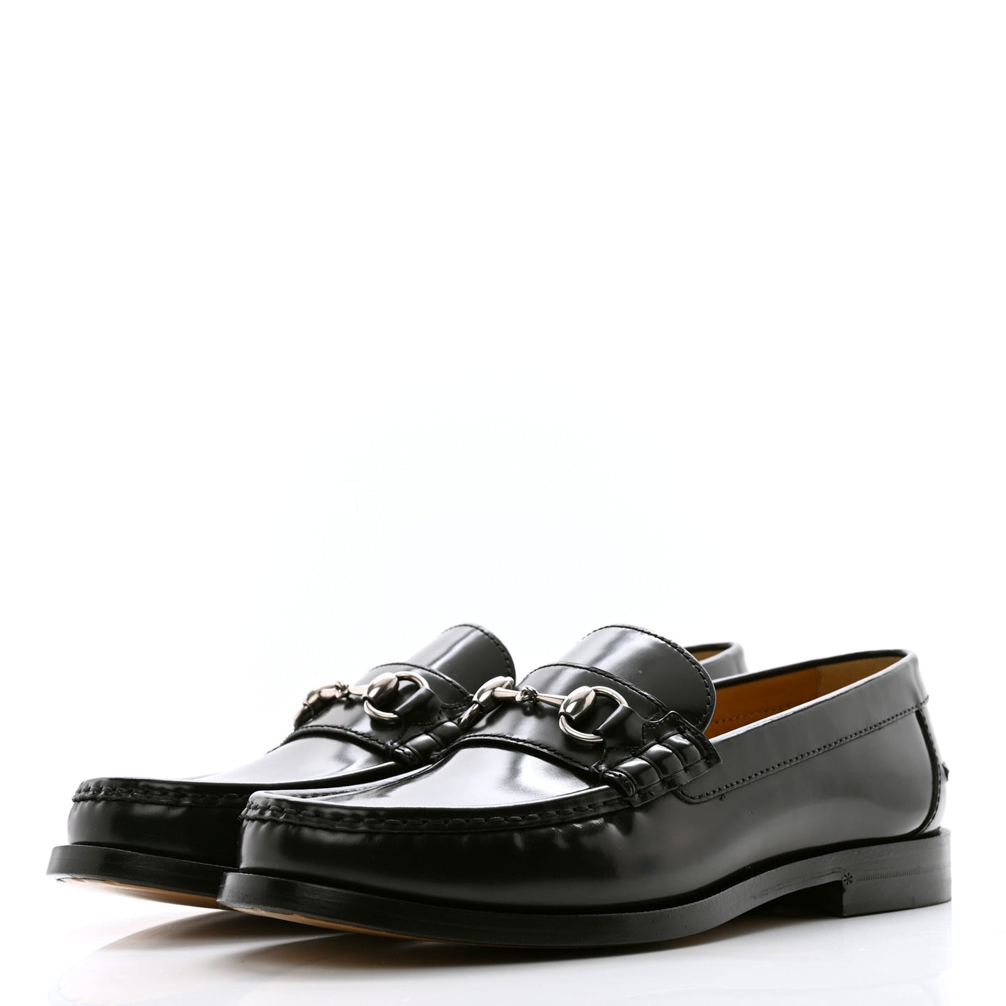 Mandala Goatskin Mens Horsebit Loafers 9 Black