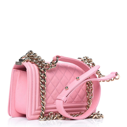 Chanel Caviar Quilted Small Boy Flap Pink 3 of 12