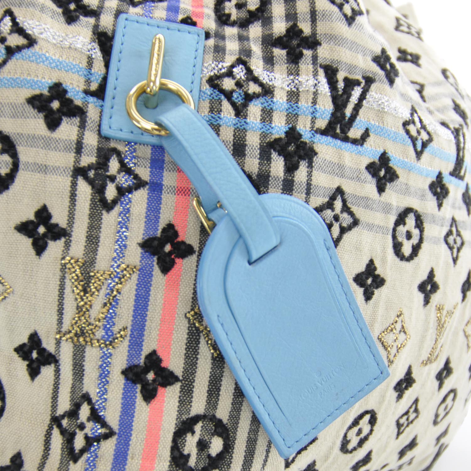 Louis Vuitton Monogram Cheche Bohemian Blue 7 of 11