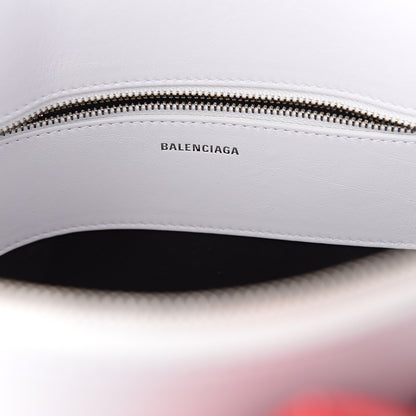 Balenciaga Calfskin Hello Kitty M Ville Top Handle Bag Optic White 6 of 9
