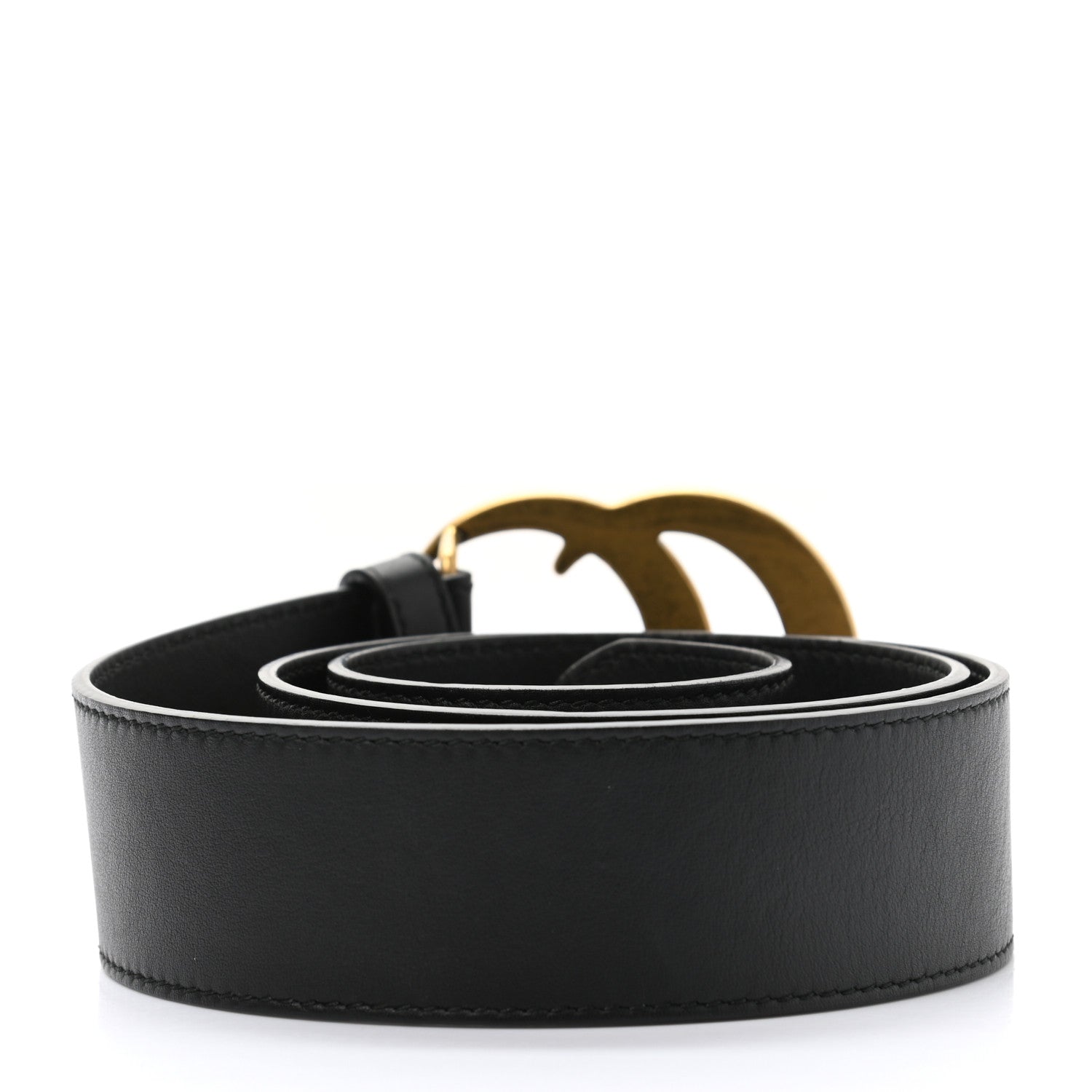 Gucci Calfskin Double G 40mm Belt 75 30 Black 2 of 5