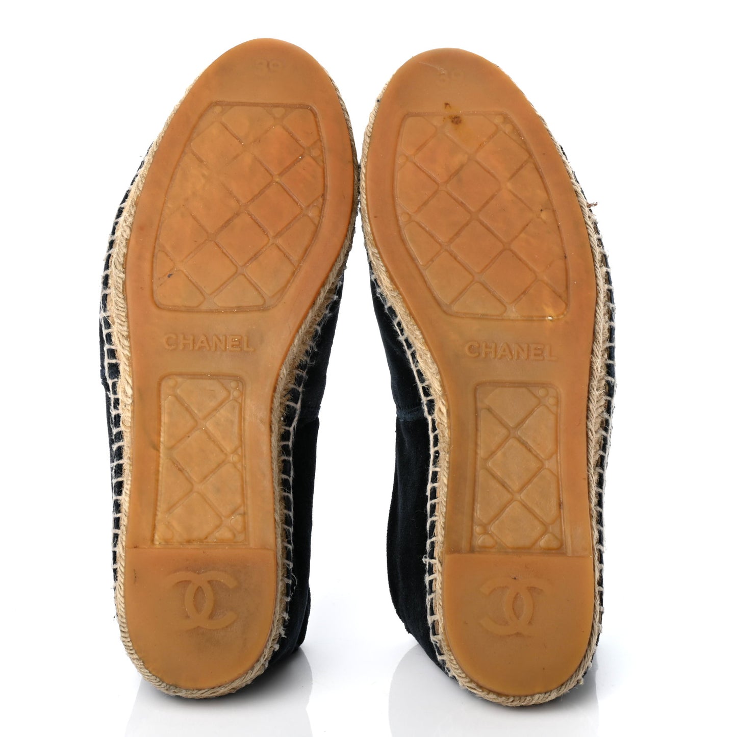 Velvet CC Espadrilles 39 Dark Navy Black