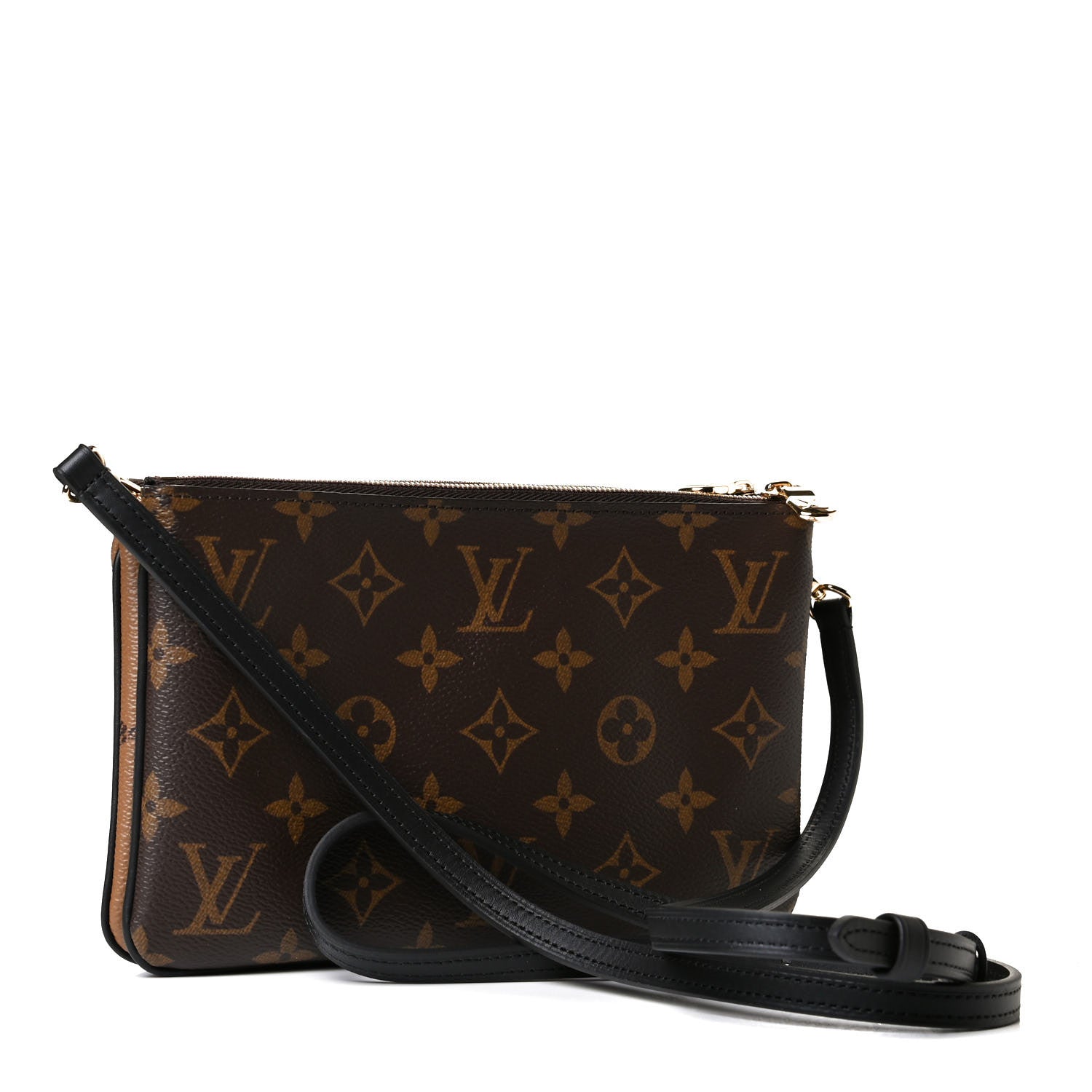 Louis Vuitton Reverse Monogram Giant Double Zip Pochette 2 of 4