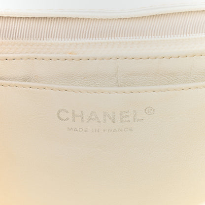 Chanel Caviar Quilted Maxi Single Flap White 7 of 11