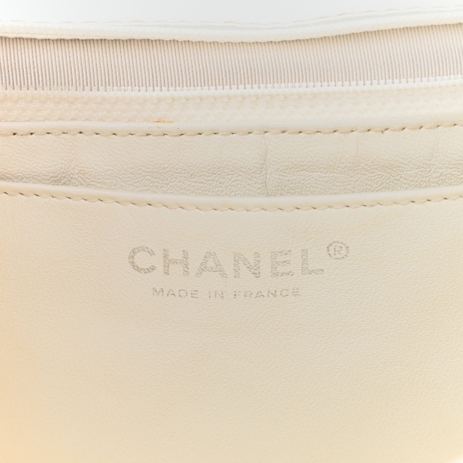 Chanel Caviar Quilted Maxi Single Flap White 7 of 11