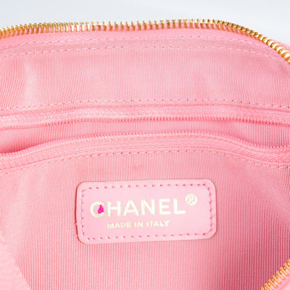 Chanel Caviar Quilted Pochette Pink 6 of 7
