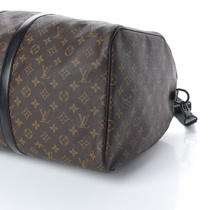 Louis Vuitton Monogram Waterproof Keepall Bandouliere 55 9 of 9