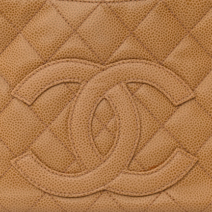 Chanel Caviar Quilted Timeless CC Shoulder Bag Beige 8 of 12