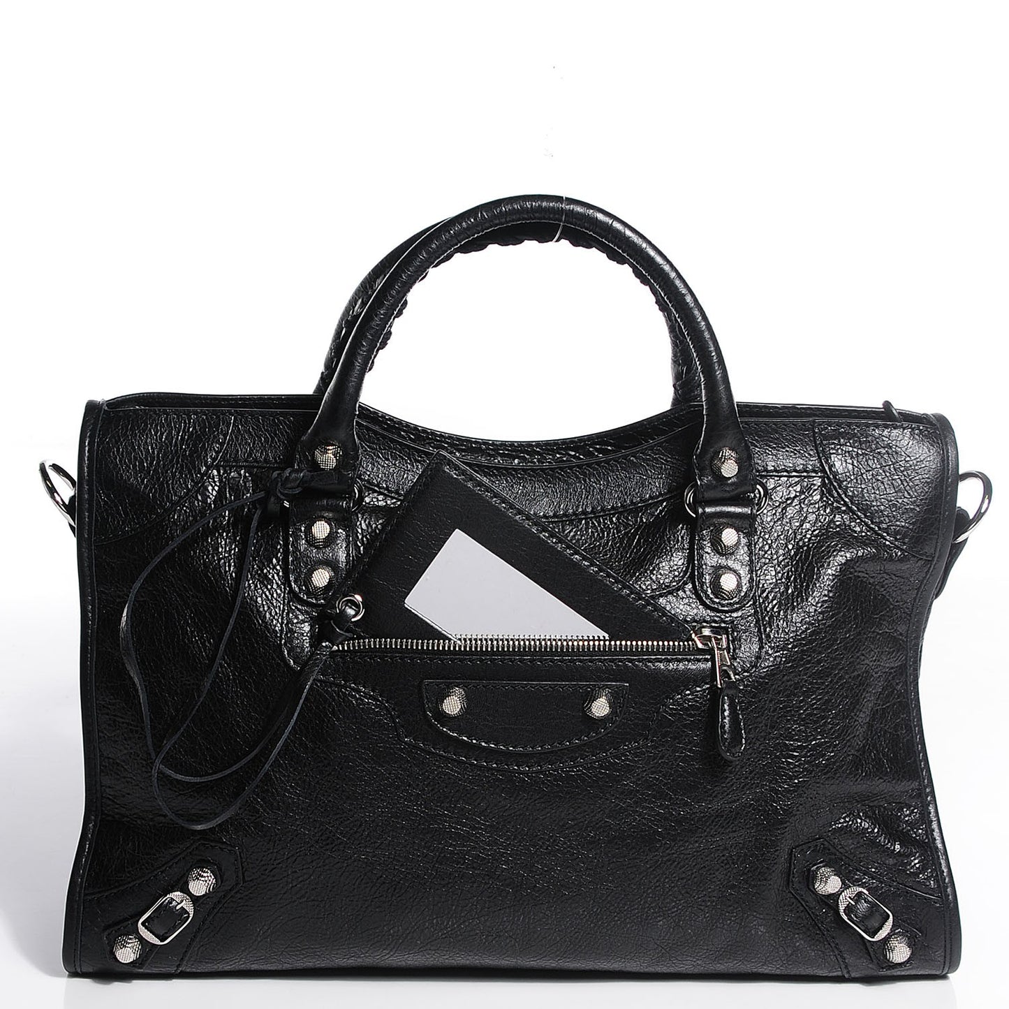 Agneau Giant 12 Silver Hardware City Black