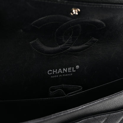 Chanel Caviar Quilted Medium Double Flap Black 6 of 10