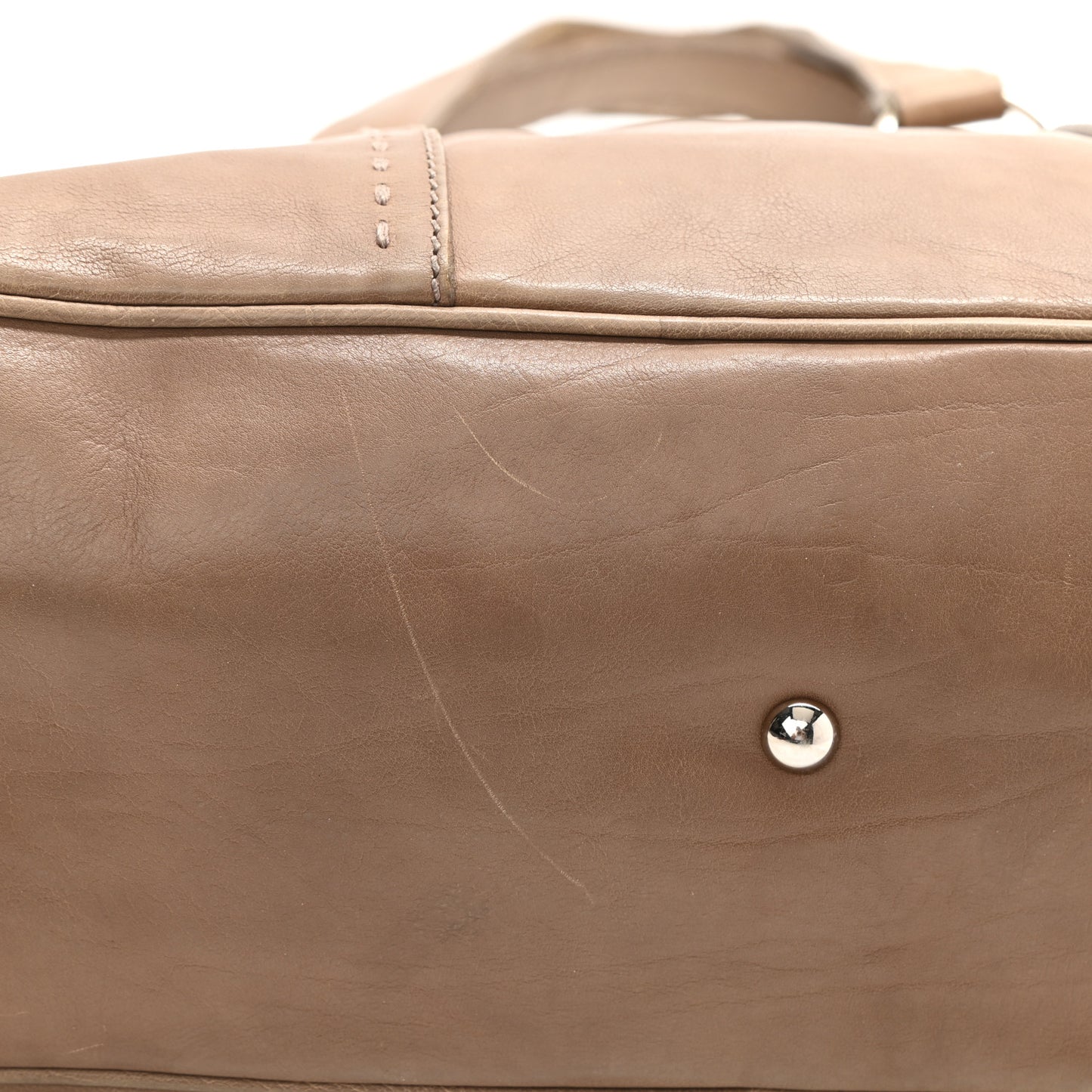 Calfskin Large Muse Brown