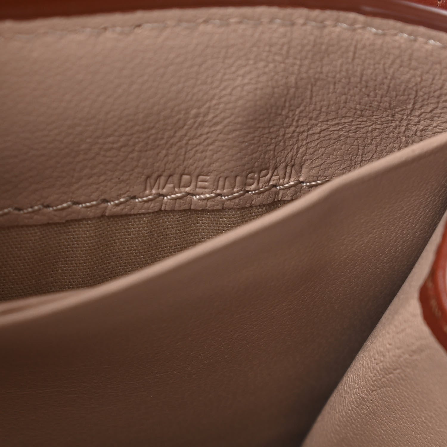 Chloe Grained Calfskin Aby Long Wallet Sepia Brown 7 of 12
