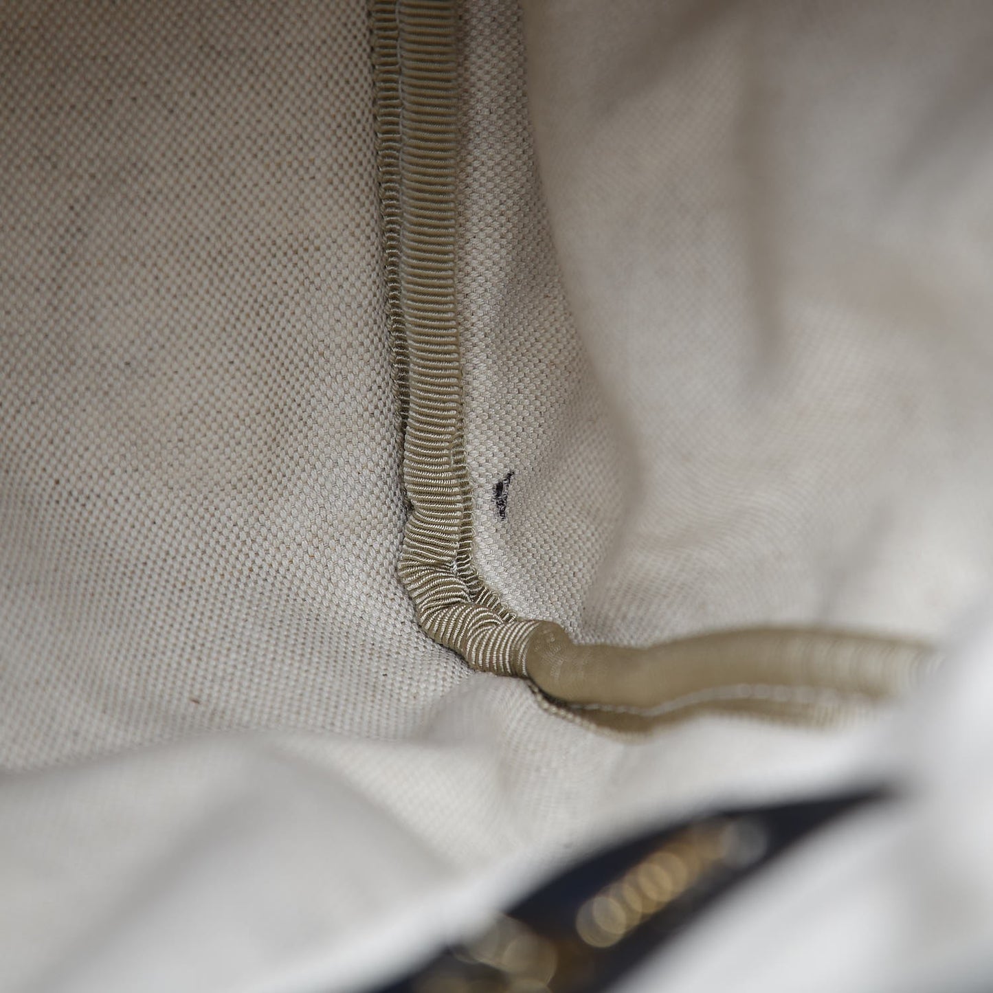 Monogram Selleria Calfskin Vintage Web Medium Boston Beige Blue