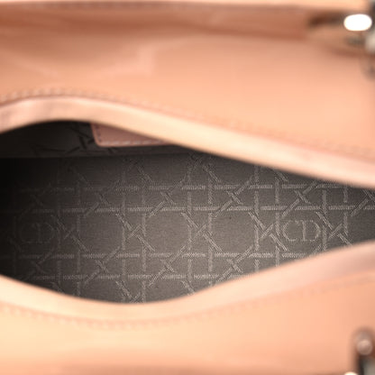 Christian Dior Patent Cannage Medium Lady Dior Rose Clair 5 of 10